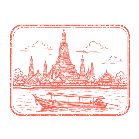 Bangkok stamp