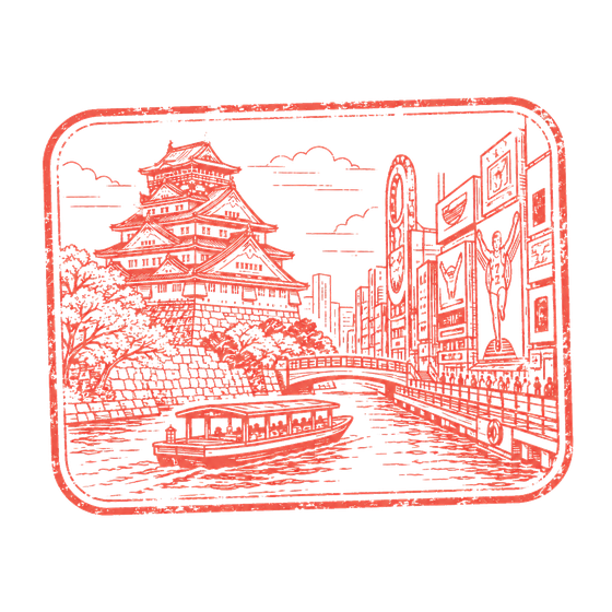 Osaka stamp