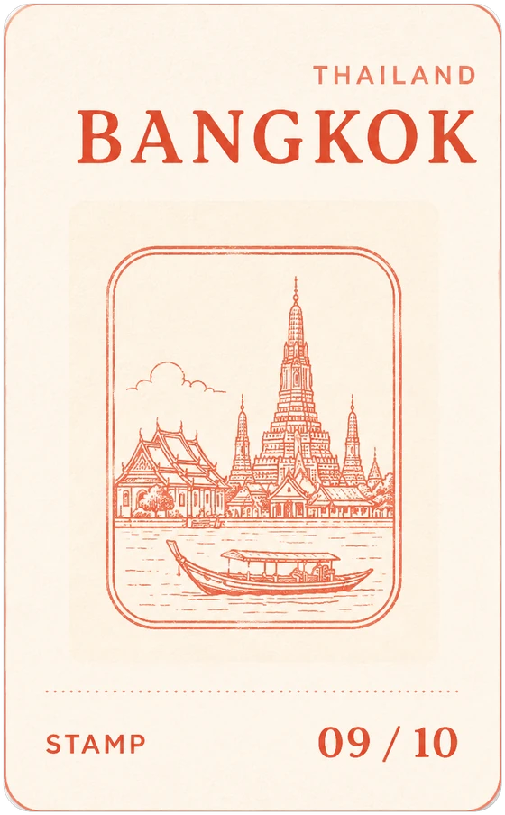 Bangkok passport stamp, 09 of 10